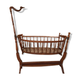 Swan-necked walnut cradle