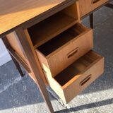 Mid-Century Modern extendable desk by Uniflex