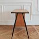 Renovated vintage desk, Scandinavian style, 1950s-60s.