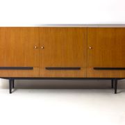 Enfilade moderniste belge en érable, années 1960