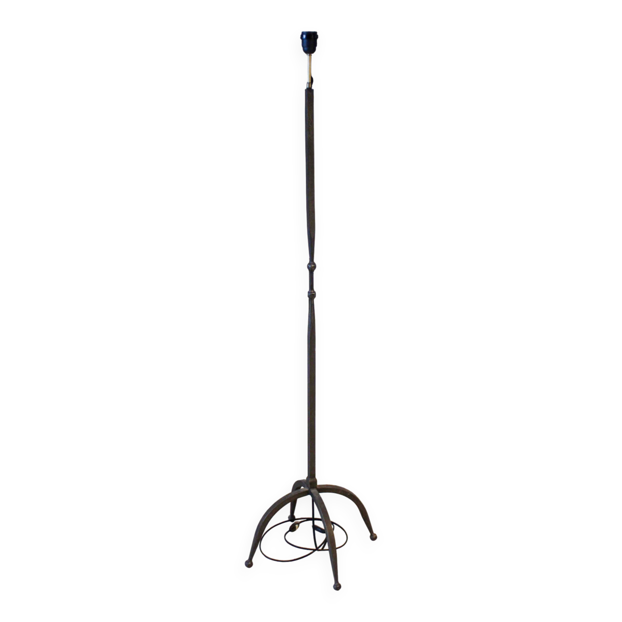 Wrought iron floor lamp