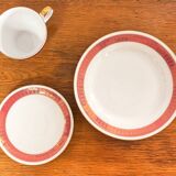 Trio, service de petit-déjeuner, New Look, Kahla Volkstedt, Allemagne années 1960.