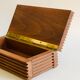 Boîte en bois faite main L25cm
