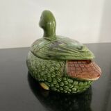 Candy ceramic jar with empty lid pocket