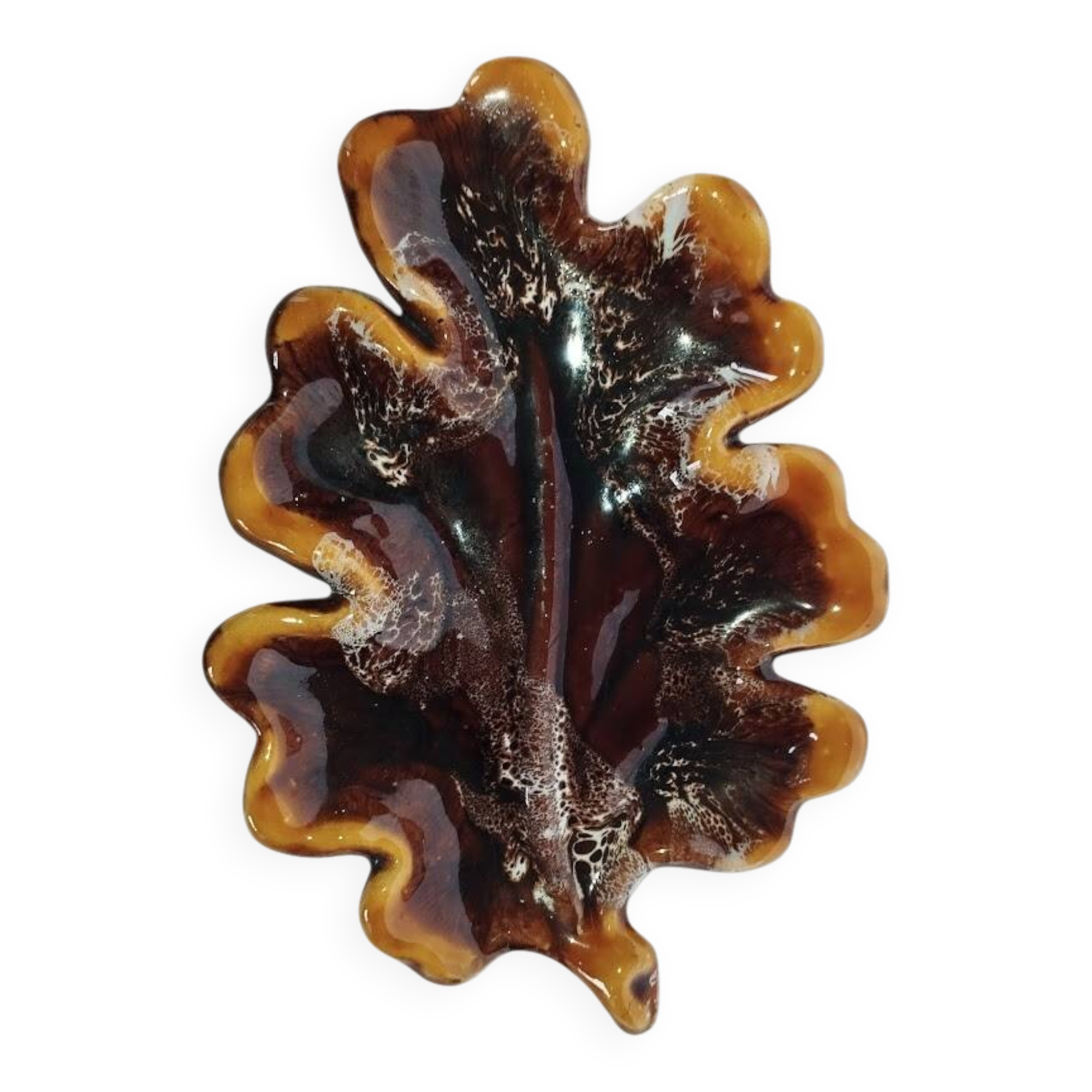 Vintage Vallauris leaf catchall – Ceramic – 1960s