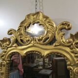 Miroir ancien en bois doré
