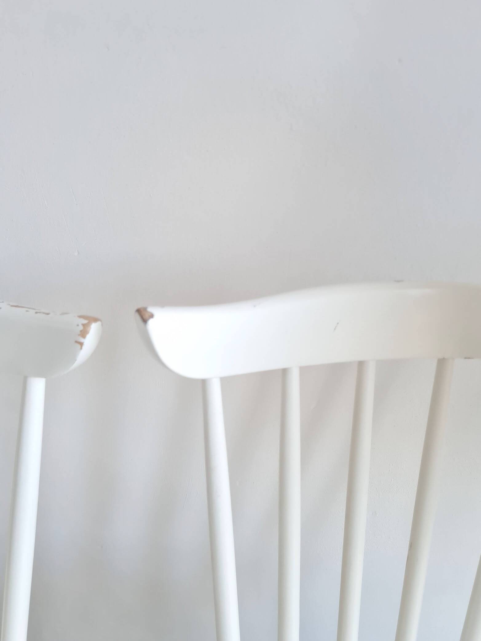 Set of six vintage Scandinavian chairs