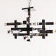 Metric chandelier by Gaetano Sciolari, Italy, 1970s