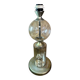 Large vintage lamp See Delmas 1970s glass and metal modern design