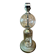 Large vintage lamp See Delmas 1970s glass and metal modern design