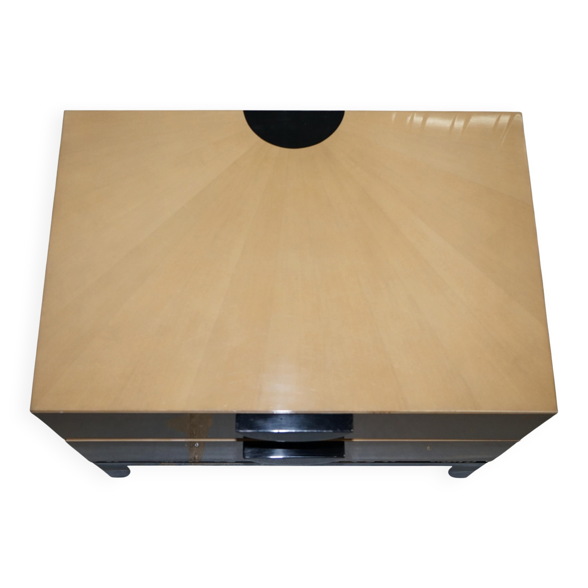 Cloud bedside tables by J Robert Scott with 14-carat gold veneer.
