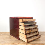 Antique french sewing thread store cabinet Gutermann