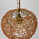 Vintage rattan pendant lamp