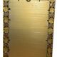 Bronze and Porcelain Mirror from Paris, 1950s