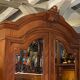 Wardrobe with pediment late nineteenth with Louis XVI style mirrors