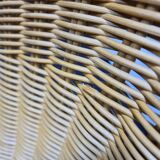 Vintage Egon Eiermann wicker chair model E 10