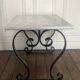 Table low white marble