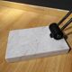 Arc floor lamp with marble foot, 60s