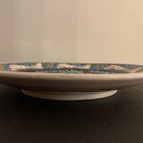 Turkish earthenware dish, coloured, handmade and signed Coskun Uzun, Kotahya, Turkey
