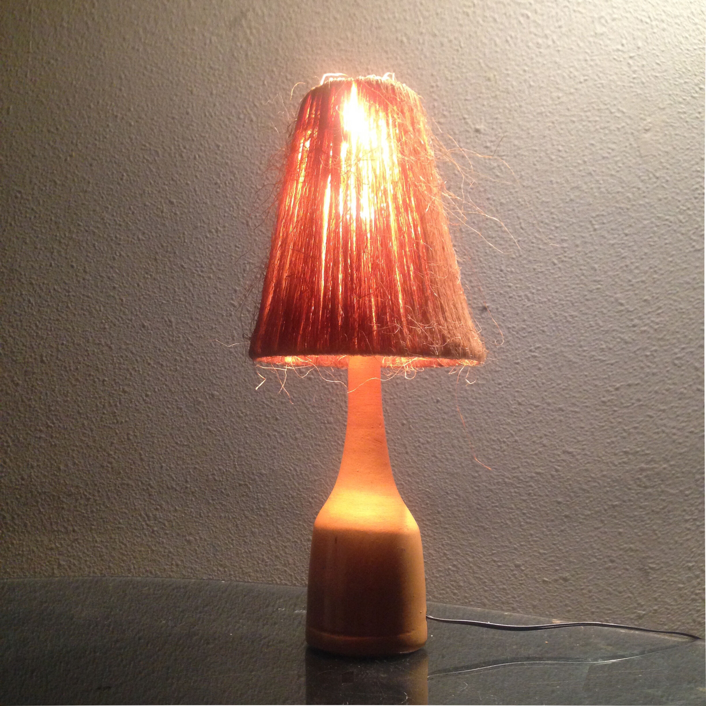 Vintage lamp in ceramic 1960