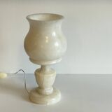 70s Tulip LAMP in ALABASTER Stone