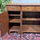 Enfilade with 4 English doors from the 1950s in mahogany.