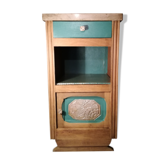 Renovated wood bedside