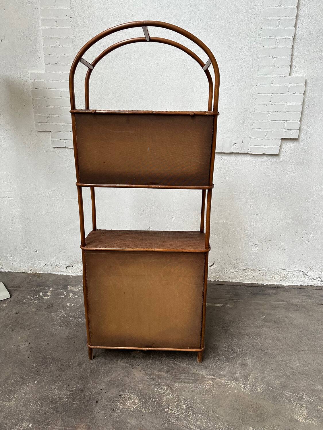 Rattan shelf/bookcase