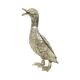 Silver-colored Duck Statue Sculpture Mauro Manetti Style 1970s