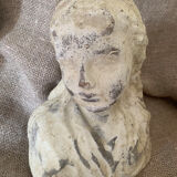Bust woman plaster