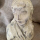 Bust woman plaster