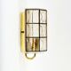 Mid-Century Bubble Glass & Iron Wall Lights from Limburg, Germany, 1960s