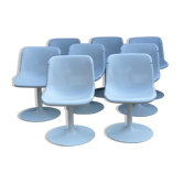 8 vintage Artifort tulip chairs