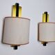 Pair of Regency wall lamps by Lumica Spain 1970