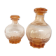 Lot de 2 carafes rose
