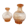 Lot de 2 carafes rose