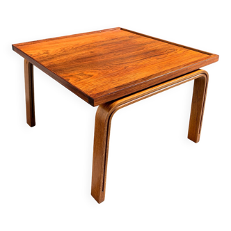 Table basse en palissandre par Arne Jacobsen pour St. Catherine's College d'Oxford