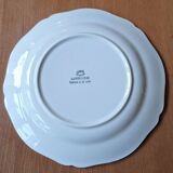 Gien pottery plate model Lorraine handmade