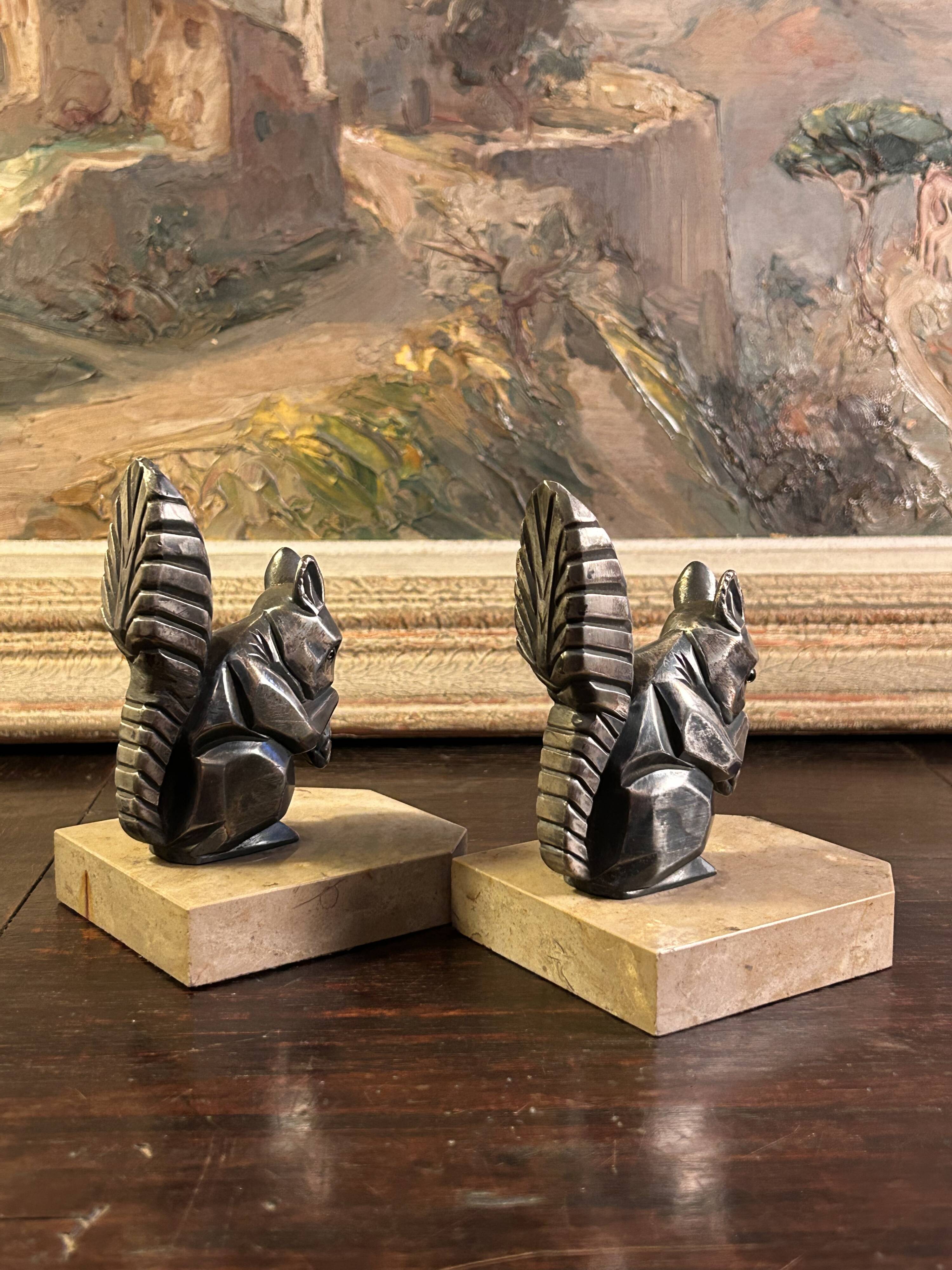 Art Deco bookends H. Moreau 1930