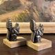 Art Deco bookends H. Moreau 1930