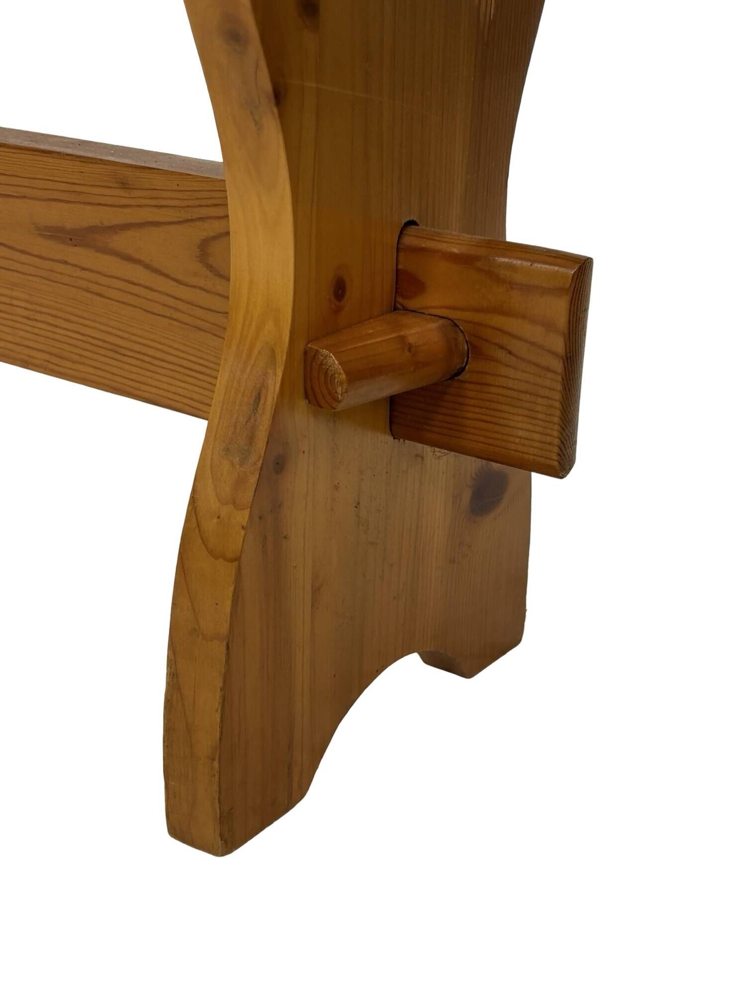Vintage Pine Bench, 1960s Scandinavian Design small model