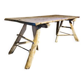 Large rustic country table