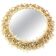 Spectacular backlit mirror in gilded brass and crystal glass by Palwa, Germany.