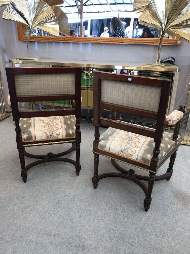Pair of nineteenth century armchairs