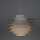 Lampe suspendue vintage danoise Verona par Svend Middelboe, Lyfa, 1962
