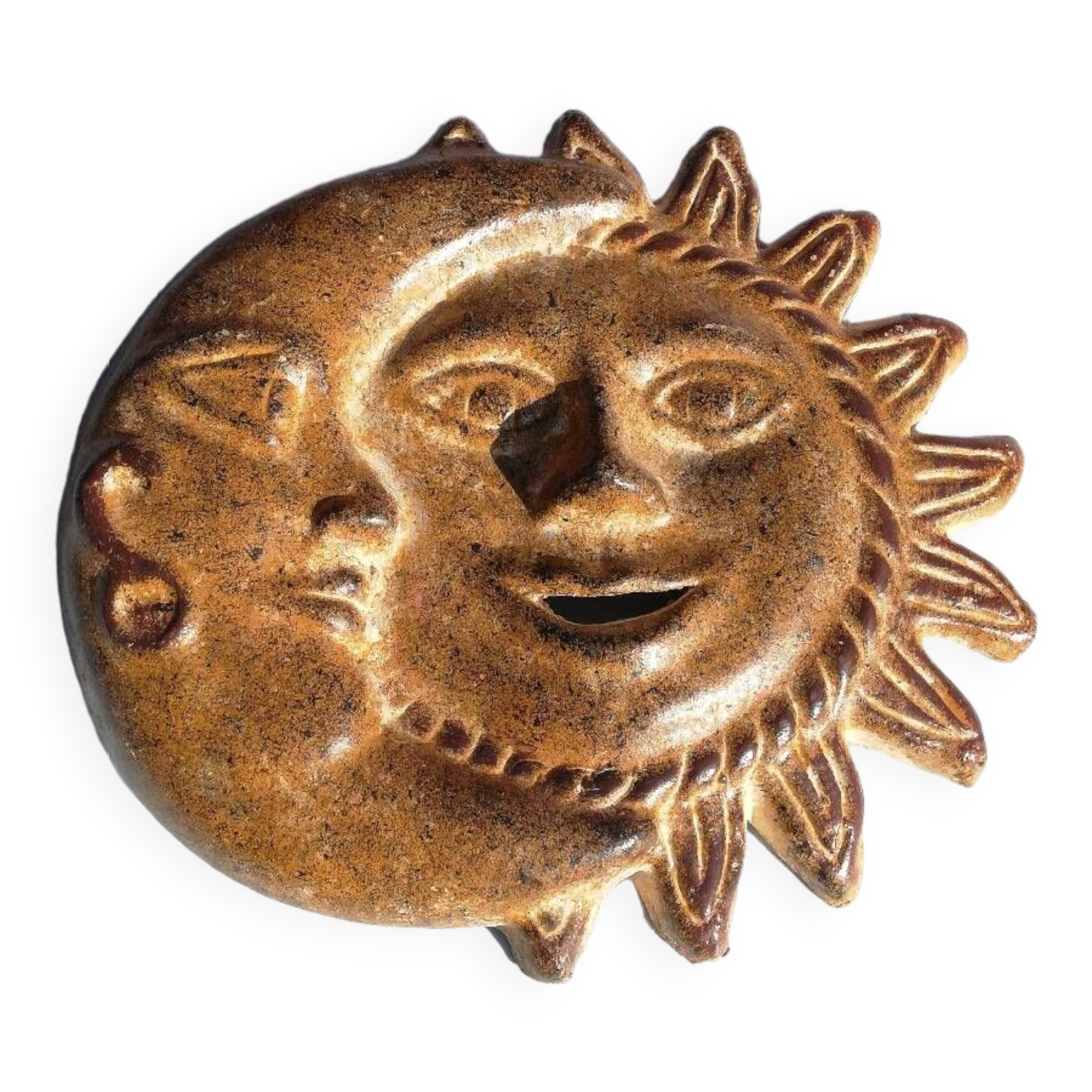 Sun and Moon shaped wall decoration