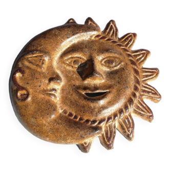 Sun and Moon shaped wall decoration