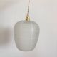 1950s frosted glass pendant light