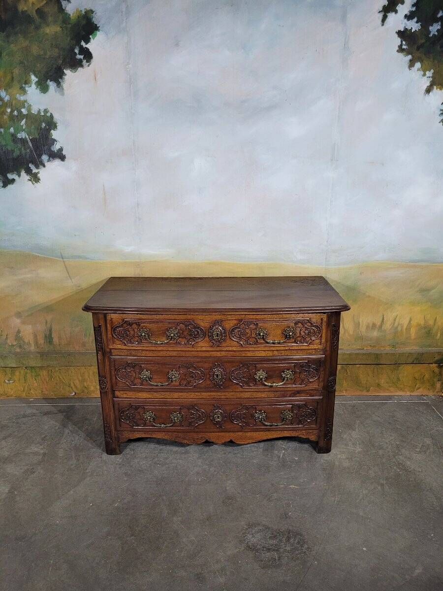 Louis XV walnut commode