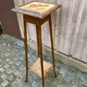 Antique Stand / Sculpted Wooden Plant Holder — 1900s Era